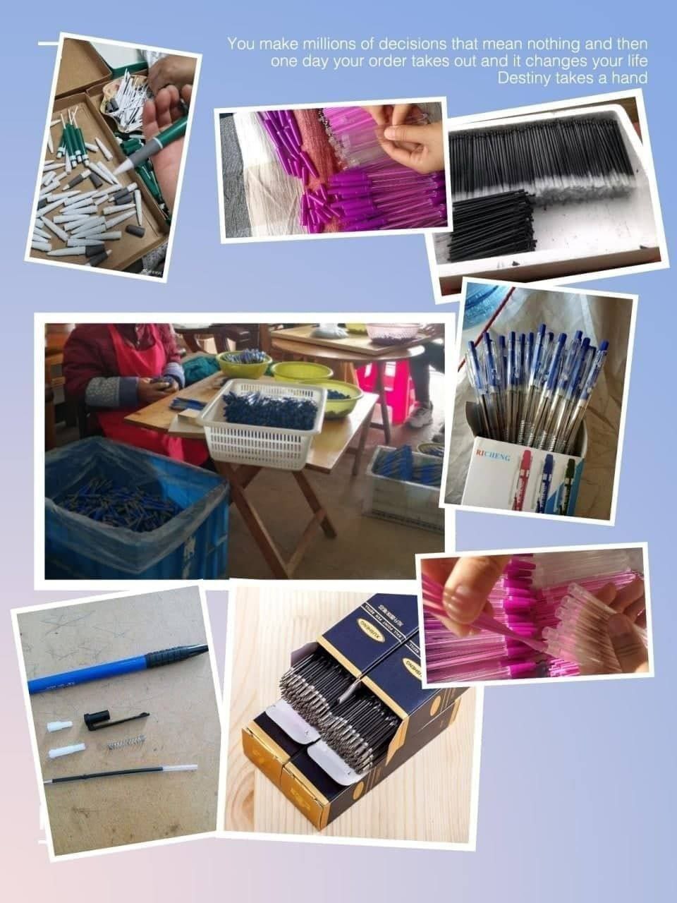 Kugelschreiber-Montage